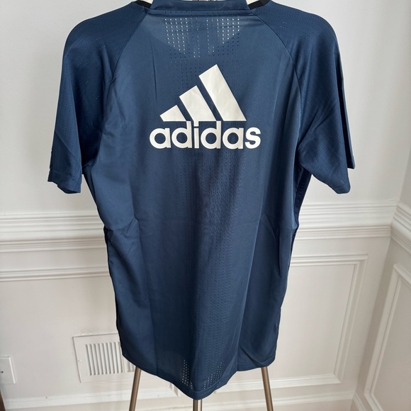NWT Adidas Manchester United Navy Blue Training Jersey Size Medium - Picture 3 of 7